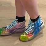 Vans Rainbow hand spray painted #womenssize7 #menssize5.5 #size37european #rainbow #pride Photo 1