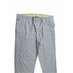 Robert Graham Lounge Pajama Pants Mens L Blue Gingham Print Drawstring Cotton Photo 1