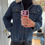 Lee  Vintage Denim Fur Lined Jacket Photo 0