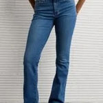 American Eagle Curvy Kick Boot Cut Jeans Blue 00 Photo 0