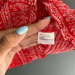 Gianni Bini ‎ Women's L Red Sleeveless Cropped Tank Top Casual Summer Photo 1