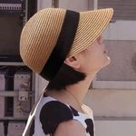 Sunny Straw Tennis Cap Tan Photo 0