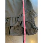 LULUs Black Mini Strappy Classic Ruffle Dress Size Large Stretch LBD Semi Formal Photo 11