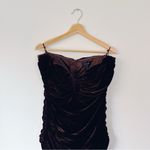 Bardot  Elvira Velvet Maxi Dress in Chocolate Photo 11