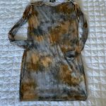 Missguided Ribbed Tye Dye Mini Dress Photo 3