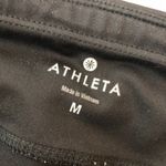 Athleta  Sonar Capri Leggings Drawstring Solid Black M Photo 3
