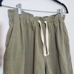 frame denim Frame Olive Green Pull-on Drawstring Shorts Size Medium Green Pull-on Shorts Photo 2