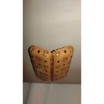 MCM Munchen Vintage Camel Brown Monogram Eyeglass Case Hard Shell 6x3x2 Leather Photo 4