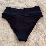 Fabletics  SWIM BOTTOM size L brand new color black waist 30” flat elastic Photo 6