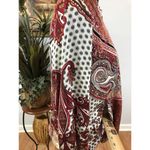Chico's Chico’s Women Sz 1 Printed Bumper Jacket Size Full Zipper Front Boho High Neck Photo 2