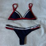 Red White And Blue Bikini Size L Photo 0