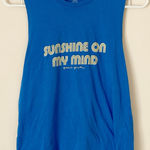 Spiritual Gangster  Sunshine on my Mind blue tank top Photo 0