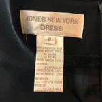 Jones New York Vintage Maxi Dress Embroidered Floral Sleeveless Black 8 Photo 3