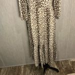 ZARA  Animal Print Long Sleeve Dress Size XS Photo 8