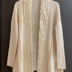 Beige Knit Cardigan Sweater Tan Photo 0