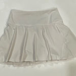 Athleta Ace Tennis Skort White 13.5” Size XS Athletic Running Golf Skirt Photo 0