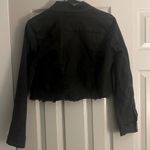 Denizen from Levi's Cropped Levi’s Trucker Black Jean Jacket Photo 2