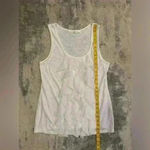 Cato Women’s White  Sleeveless Blouse Photo 5