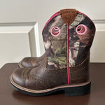 Ariat  Fatbaby Womens Cowgirl Western Boots Leather Camo Pink Size 6.5 Photo 0