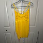 Micas  Yellow Ribbed Bodycon Mini Dress Sexy Strappy Back Party‎ Club Medium Photo 2