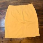 Vintage Yellow Pencil Straight Skirt Pamela B Made in the USA Womens 8 Photo 1