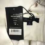 Nordstrom Poetic Justice M NWT white cosplay lace up back cream knit dress Photo 1