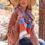 VICI JENESIS STRIPED SCARF - ORANGE COMBO Photo 2