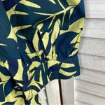 Ba&sh Winny TropicalāPalm Print Tiered Mini Dress Yellow BlueāSmall Photo 8