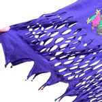 Vintage Women’s XL Purple Cutout T Photo 4