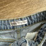 ZARA High-Waisted Mom Denim Shorts Photo 1