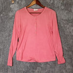 Faherty  Legend Rib Gila Henley Long Sleeve Womens Large Photo 0