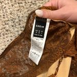 SheIn  Brown Lace Top Photo 1