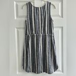 Old Navy  Blue White Nautical Striped‎ Linen Blend Sleeveless Dress Size Small Photo 3