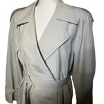 London Fog Vintage  Trench Coat Cream 14P Deadstock NWT Photo 1