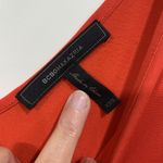 BCBGMAXAZRIA  Size XXS Dress V-neck High Low Hem Sleeveless Button Up Red Women’s Photo 2