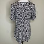 H&M  Swing T Shirt Medallion Pattern XS Black Photo 1