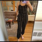 SheIn Black and White striped Jumpsuit with pockets Photo 5