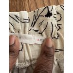 Lush Clothing Lush High-Rise Paperbag Floral Tie Waist Shorts Cream Beige Size S Summer Photo 9