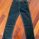 Boutique NWT Black Contrast-Stitched Jeans Photo 0