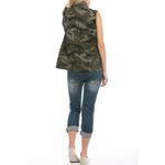 Love Tree Sleeveless Camo Zip Up Vest Photo 1