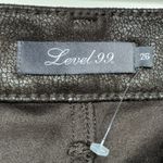 Level 99 Sienna Tomboy Faux Suede Pants Brown 26 New Photo 8