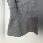 CAbi Dark Gray Peplum Bustier Top Size 14 Photo 4