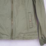 Eddie Bauer Ladies' Cafe Racer Military Styled Cotton Green Jacket Small Photo 8