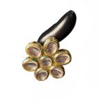 Vintage Floral Gold Tone Statement Adjustable Ring Photo 2