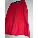 Westbound Women’s Pink 100% Linen Midi Skirt Photo 3