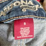 Arizona Jeans Arizona Jean Co Bermuda Shorts Cuffed Distressed Medium Wash Size 9 Photo 2