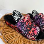 UGG  Puff Yeah Pop Graffiti Womens Sandals Photo 4
