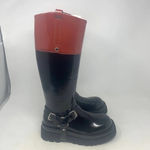 Jeffrey Campbell  Friesian Riding Boots Black Brown Size US 7.5‎ Photo 4