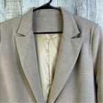 Unbranded Tan XL Lined Suit Jacket with 1 Button Front and 2 Outside Pockets Photo 5