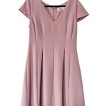 Eliza J  A-line Short-sleeved Mini Dress Bush Pink Size 12 Photo 2